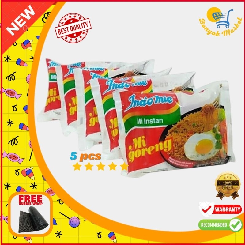 

Indomie Goreng kemasan per 5 pcs terlaris