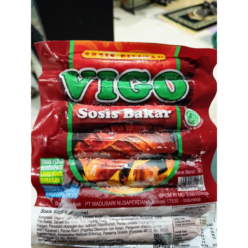 

Vigo sosis bakar jumbo 500gr