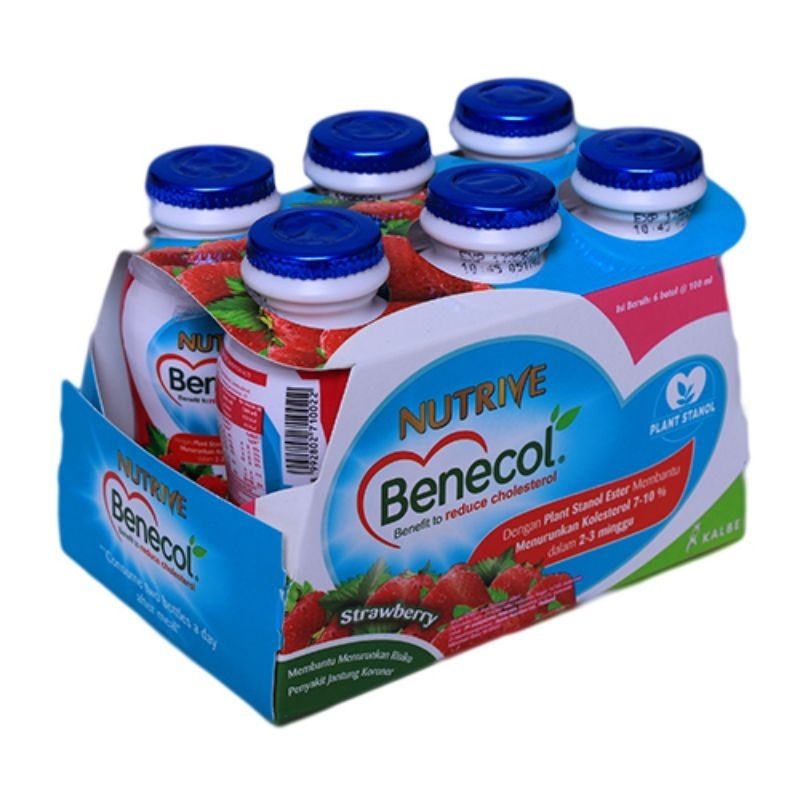 

NUTRIVE BENECOL YOGHURT LOW MINUMAN NUTRISI MENURUNKAN KOLESTEROL 6x100ml