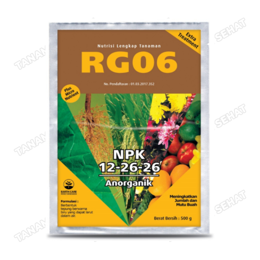 RG06 - NPK 10-26-26 Pupuk Daun Premium + Unsur Mikro