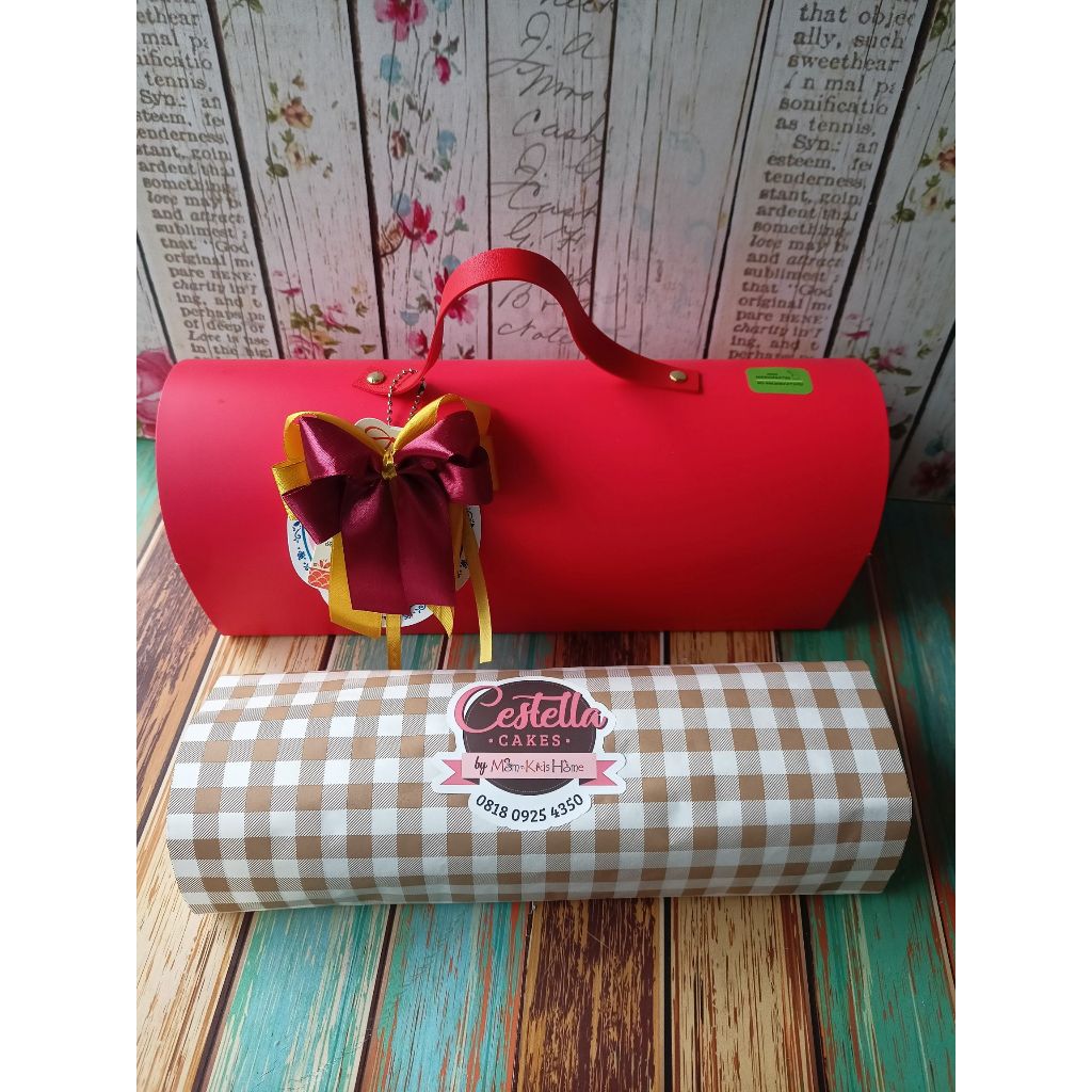 

Cestella Hampers Natal Full Long Roll Cake
