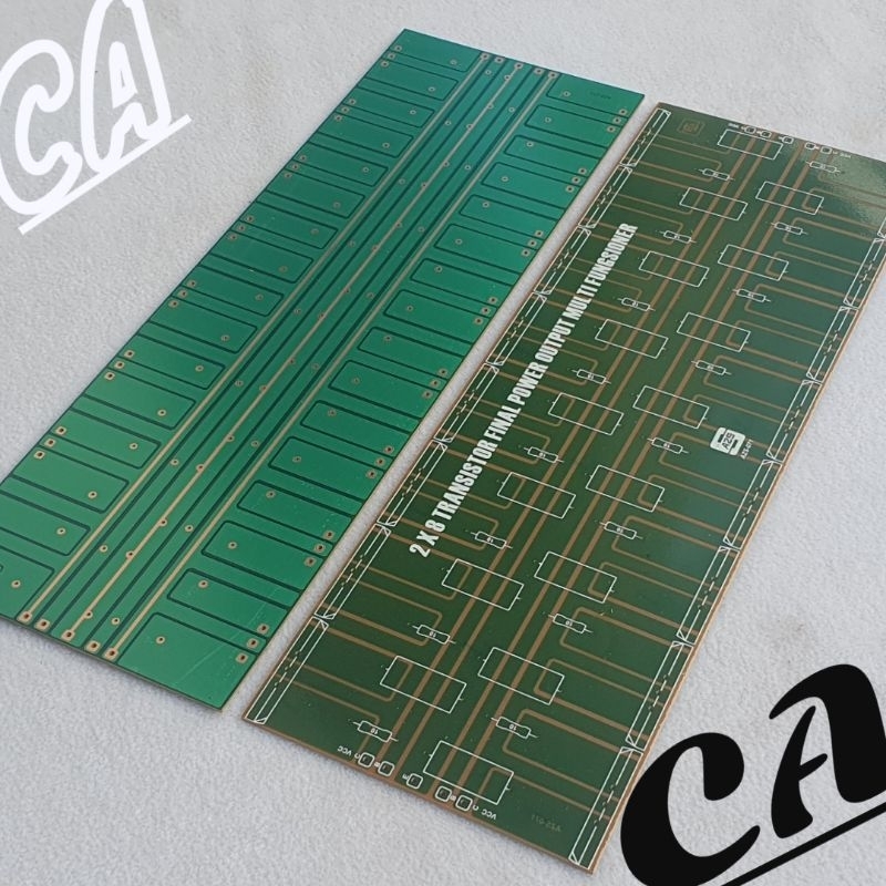 PCB LINE FINAL 2 X 8 TRANSISTOR FINAL 3U MULTIFUNGSI