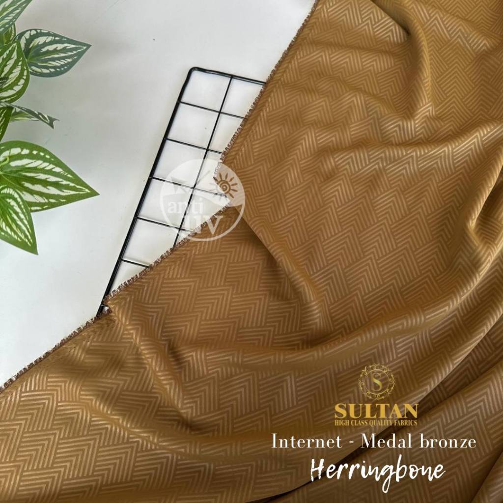 KAIN ABAYA SULTAN INTERNET EMBOSS HERRINGBONE ORIGINAL