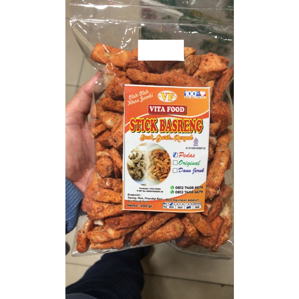 

Stick Basreng Pedas 200 g