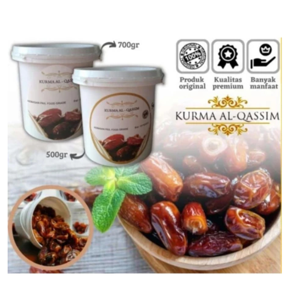 

KURMA MANISAN EMBER ALQASSIM ORIGINAL BASAH PREMIUM 500g