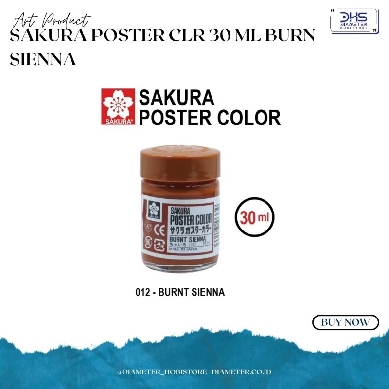 

Sakura poster clr 30ml burnt sienna