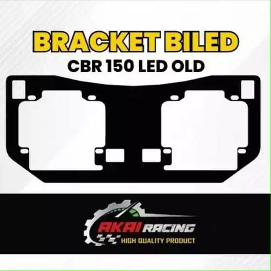 Promo Breket Lampu Biled Projie Led Hid 2.5 Inch Motor CBR 150 Led Old Kualitas Terbaik