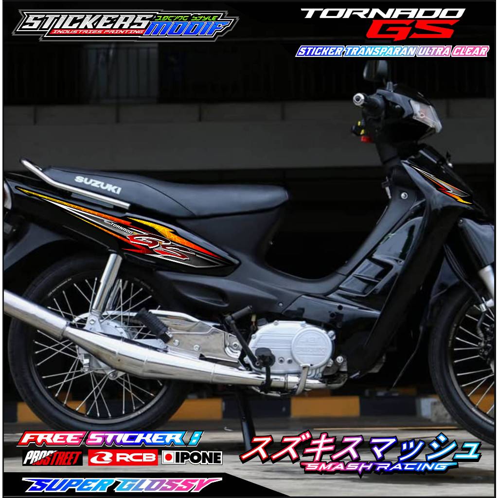 STRIPING VARIASI SUZUKI GS TORNADO / STICKER LIST MOTOR SUZUKI GS TORNADO