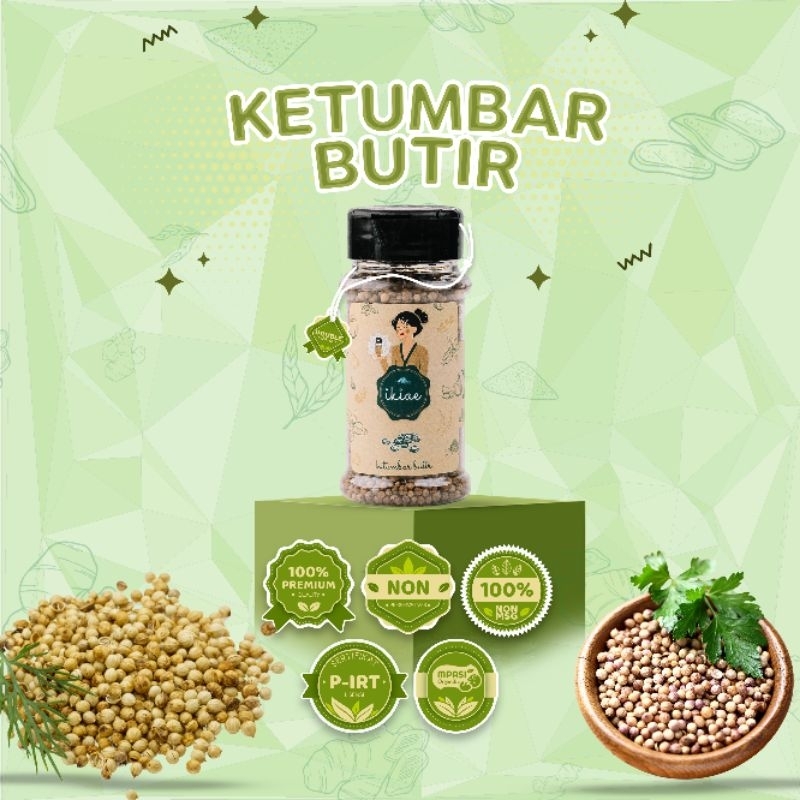 

Ketumbar Butir / Bumbu Botol 40gr / Premium Quality / IKIAE