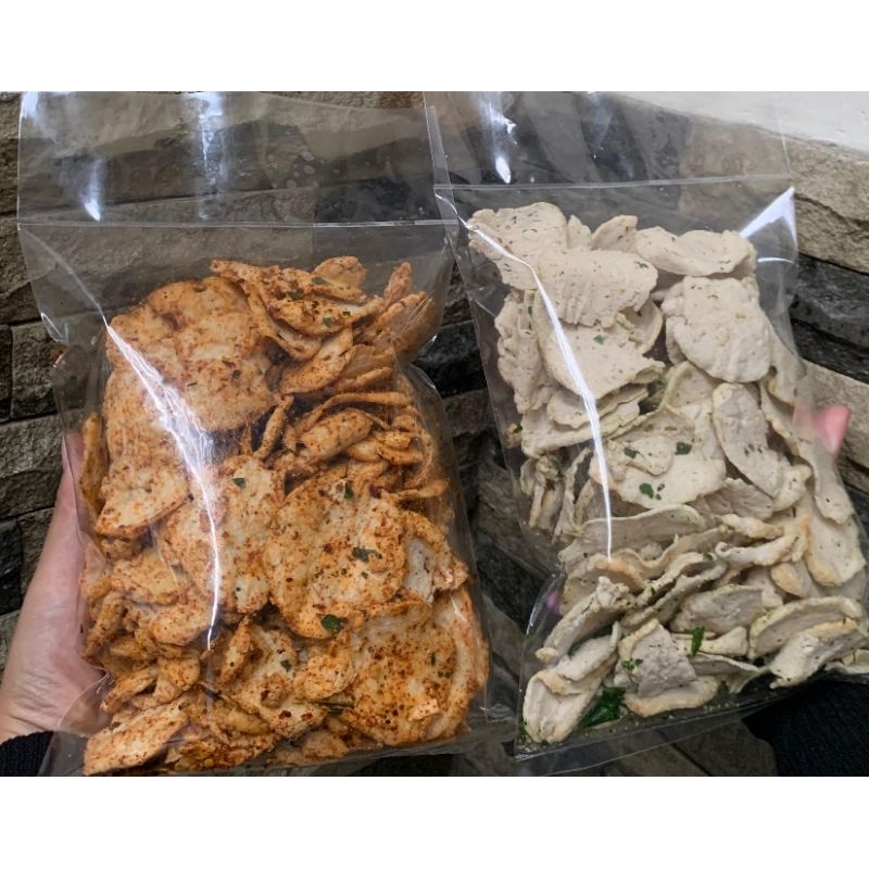 

Basreng ori daun jeruk, basreng pedas daun jeruk