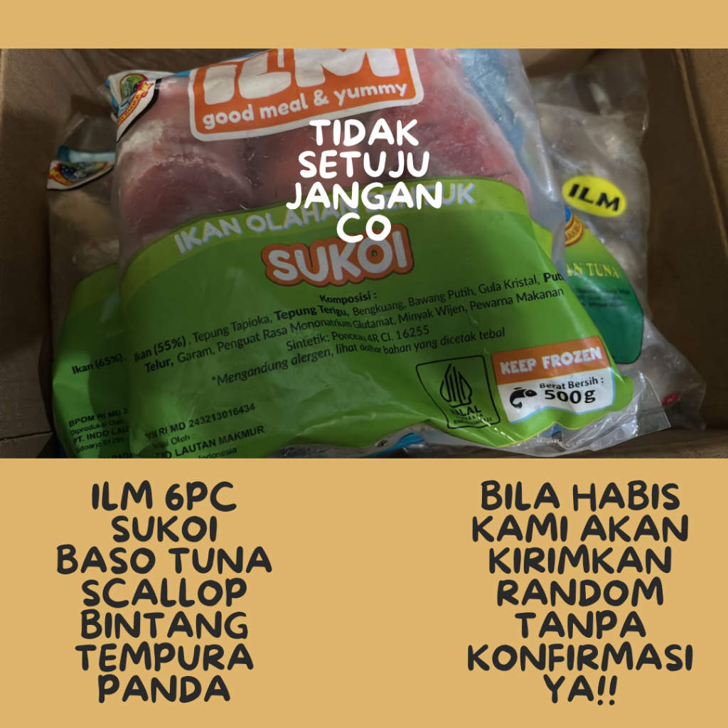 

PROMO ILM BASO TUNA, TEMPURA 6 CUMA 80.000 (HABIS DIKIRIM RANDOM)