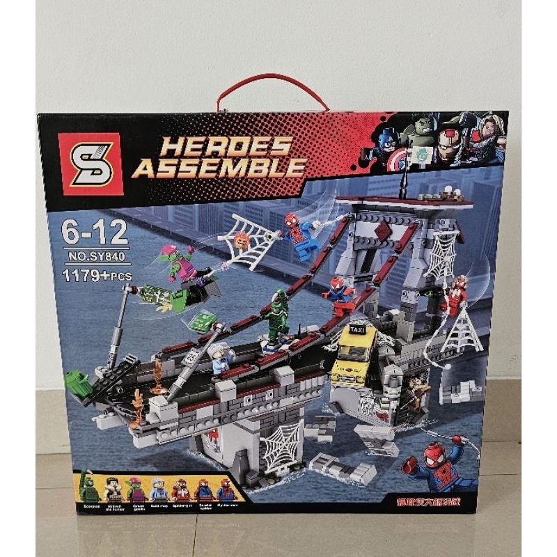Block Spiderman Heroes Assemble Lego