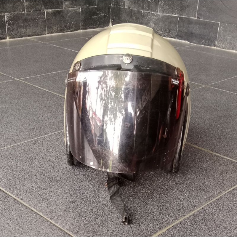 helm robot mata kucing original