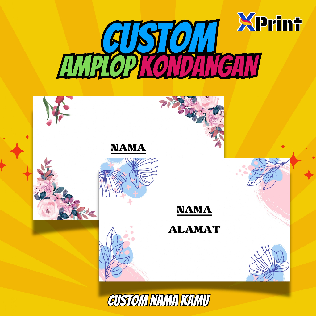 

(50 lembar) Amplop kondangan amplop custom kondangan cetak amplop kondangan amplop buwuh amplop custom nama