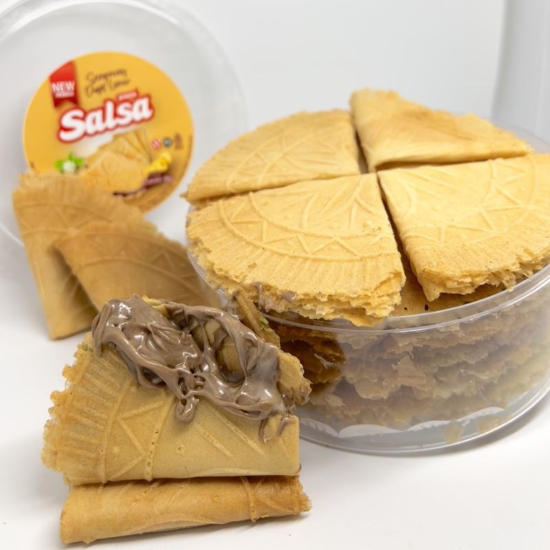 

KUE SEMPRONG LIPAT COKELAT KEJU [SALSA SEMPRONG] Kue Semprong Asli Khas Kuningan - Kue Semprong Enak - Semprong - Snack Semprong SEMPRONG LUMER