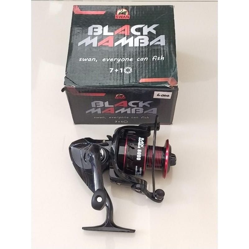 REEL PANCING SWAN BLACK MAMBA 6000