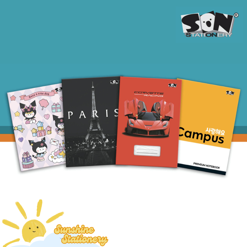 

[PAK/10BK] SON Buku Tulis Bergaris Kwarto 38 58 Boxy 36 42 50 Buku Catatan Sekolah