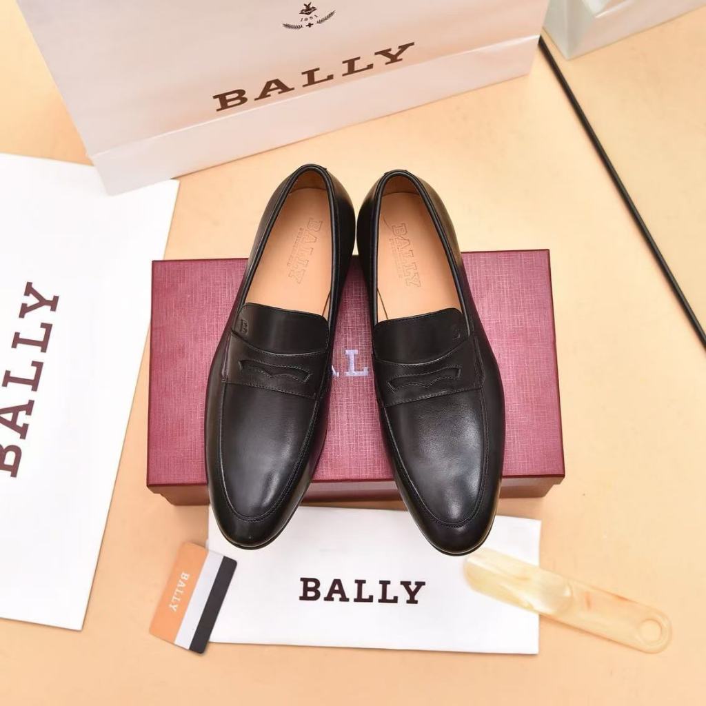 BALLY Sepatu Kulit Pria Sepatu Kulit Bisnis