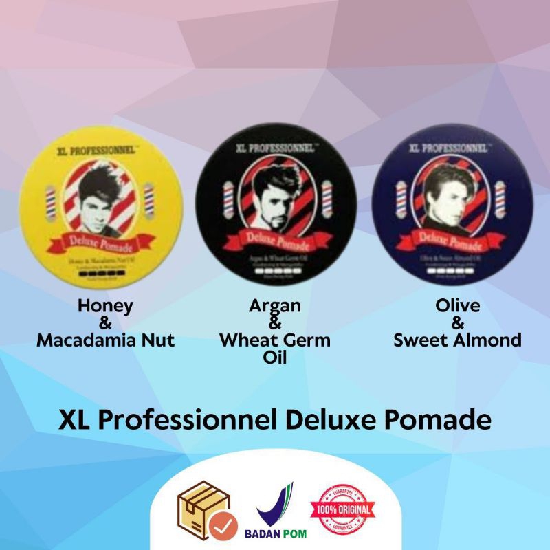 ☘️Halo Kosmetik☘️XL Professionnel Deluxe Pomade 80gr