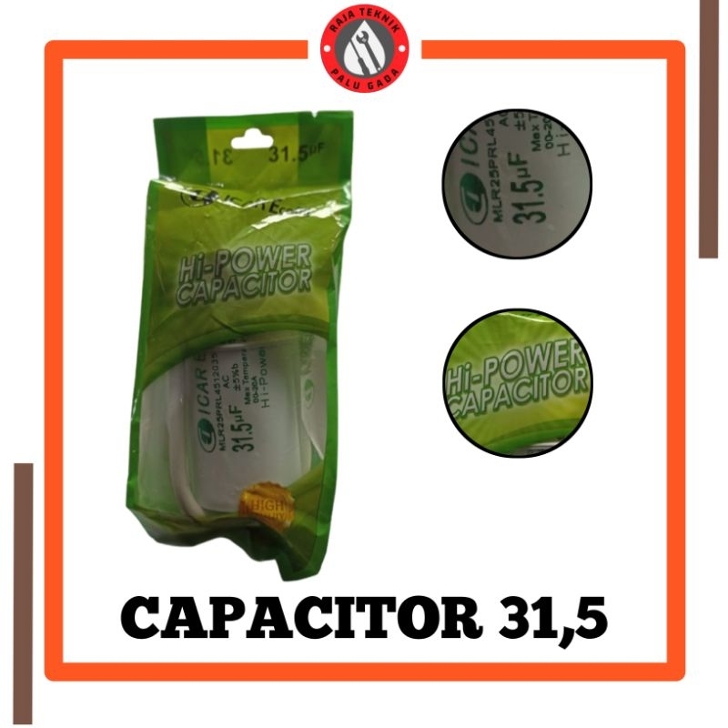 KAPASITOR 31,5uf ICAR Ecofill ORIGINAL