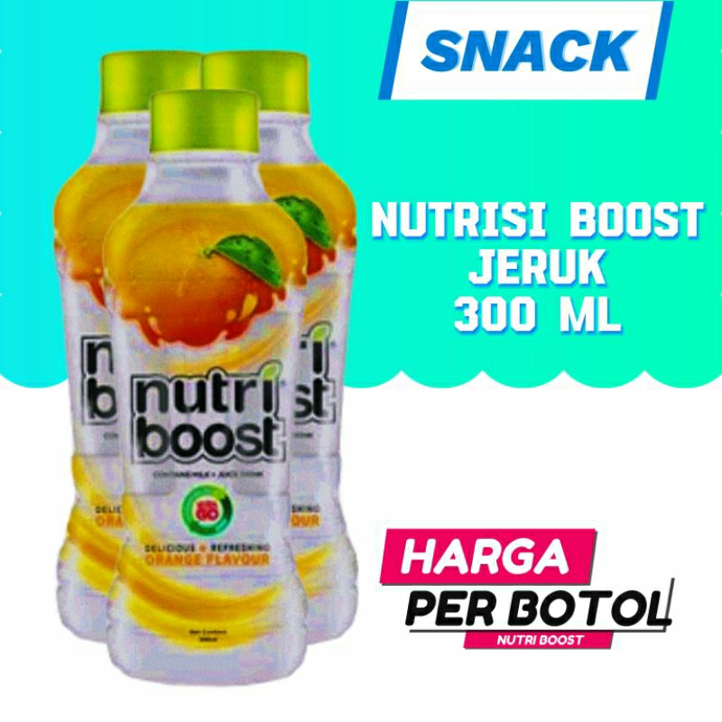 

Nutri boost 300 Ml, Jeruk, Stroberi