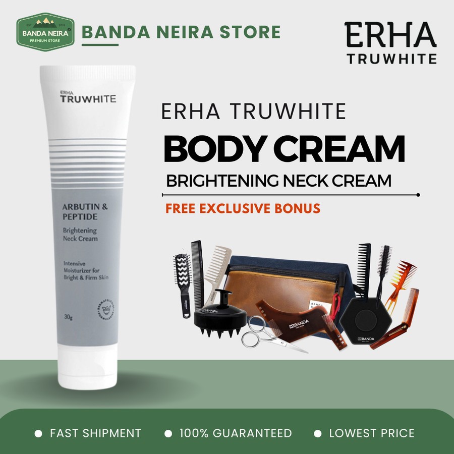 ERHA TRUWHITE Brightening Neck Cream / Pencerah Kulit Leher