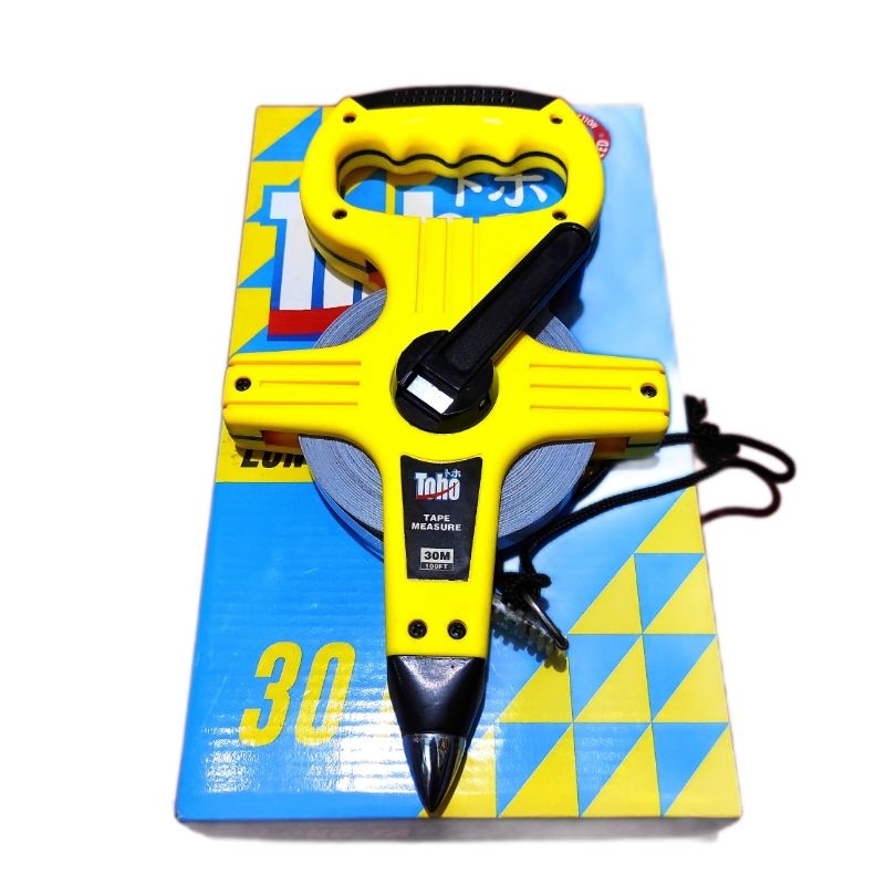 Meteran Tancap/Meteran Tanah/Meteran Roll 30 Meter Plat Baja TOHO