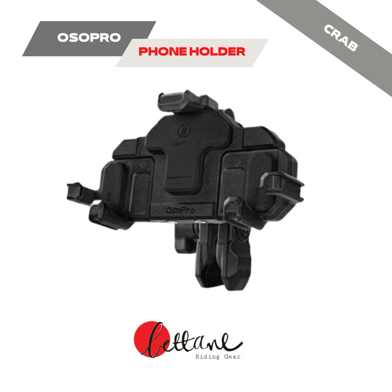 Phone Holder Osopro CRAB  - Hitam