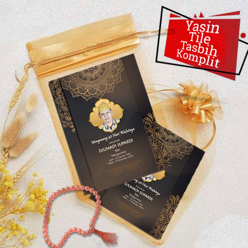 Buku yasin & Tahlil Soft Cover + Foto