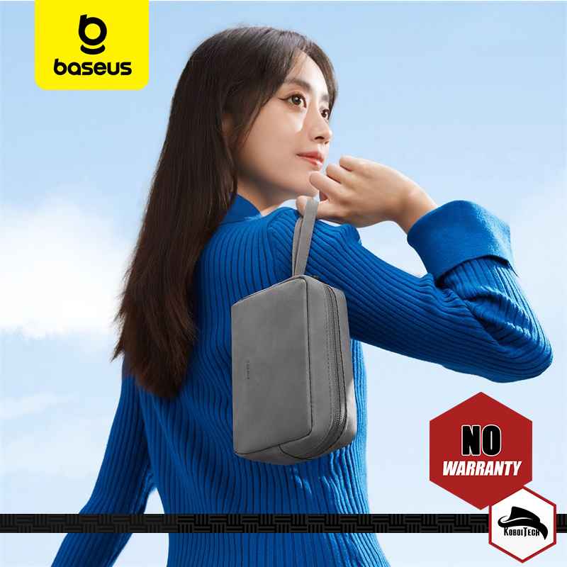 KOBOITECH - BASEUS TAS TRAVEL ORGANIZER KIT DOMPET HP AKSESORIS POUCH POWERBANK