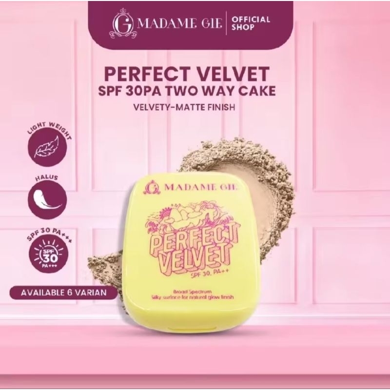 Madam Gie Perfect Velvet Spf 30++ Bedak Padat