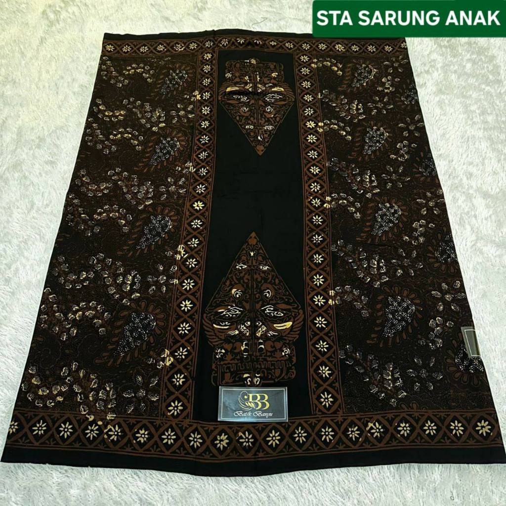 Batik Banyu *STA* Sarung SEMI TULIS ANAK PREMIUM l bahan rayon tebal size junior l sarung batik by B