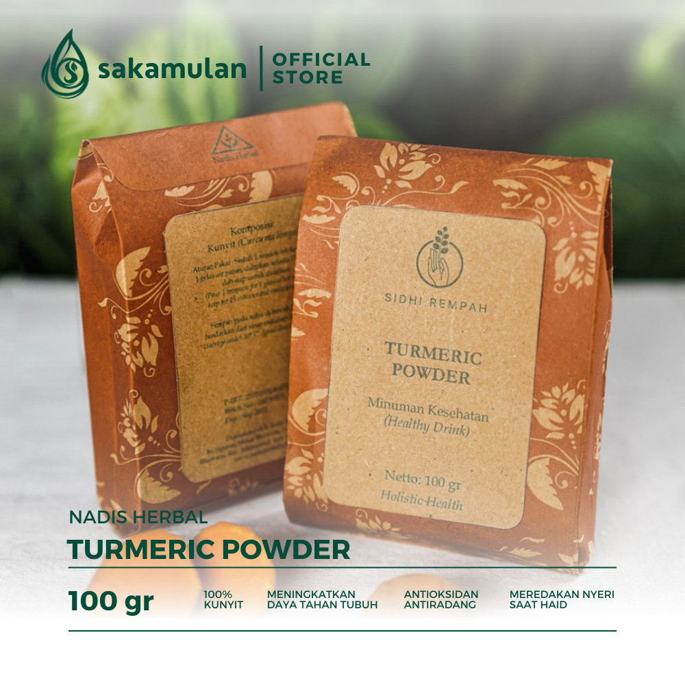 

Nadis Herbal Turmeric Powder (Kunyit) 100 gr