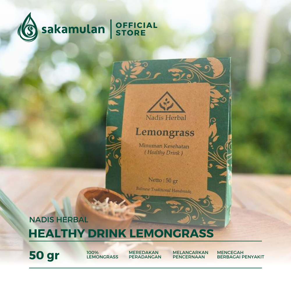 

Nadis Herbal Healthy Drink Lemongrass (Serai) 50 gr