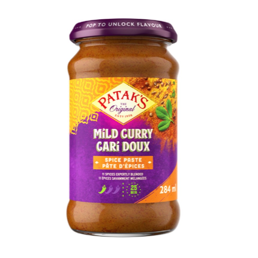 

pasta mild curry cari doux spice paste pataks 283