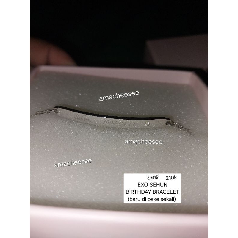 BRACELET BIRTHDAY SEHUN EXO
