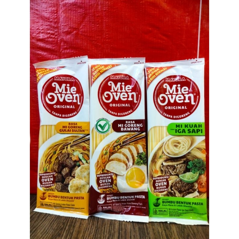 

Mie Oven Goreng bawang/Goreng gulai/Kuah iga 71gram