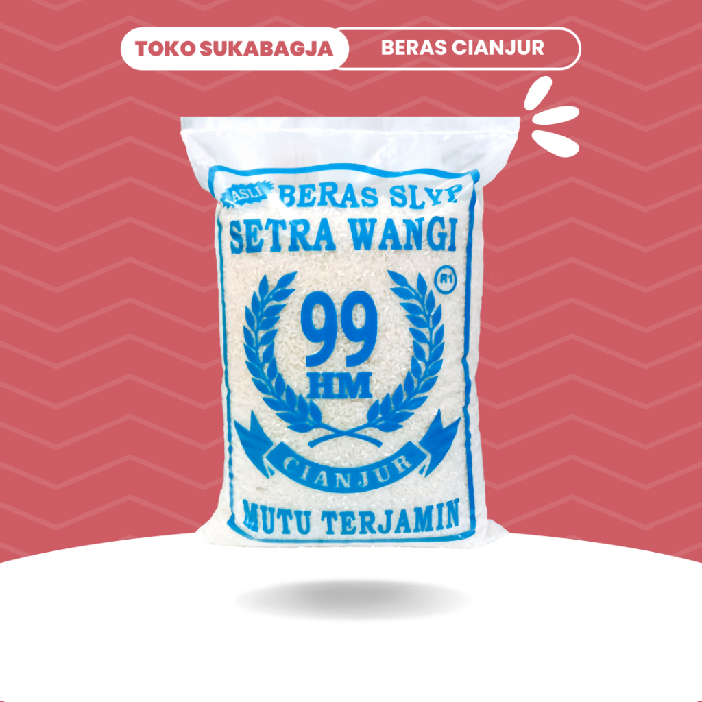 

Beras Setra Wangi Premium 99Hm Slyp 10Kg Pulen Putih Asli Cianjur Setra Ramos