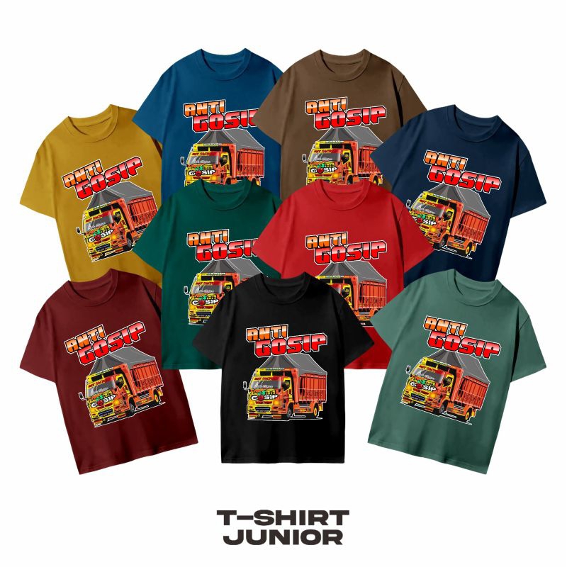 BAJU ANAK TRUK ANTI GOSIP | KAOS ANAK DISTRO 4-19 TAHUN PREMIUM KEREN | TSHIRT DISTRO ANAK