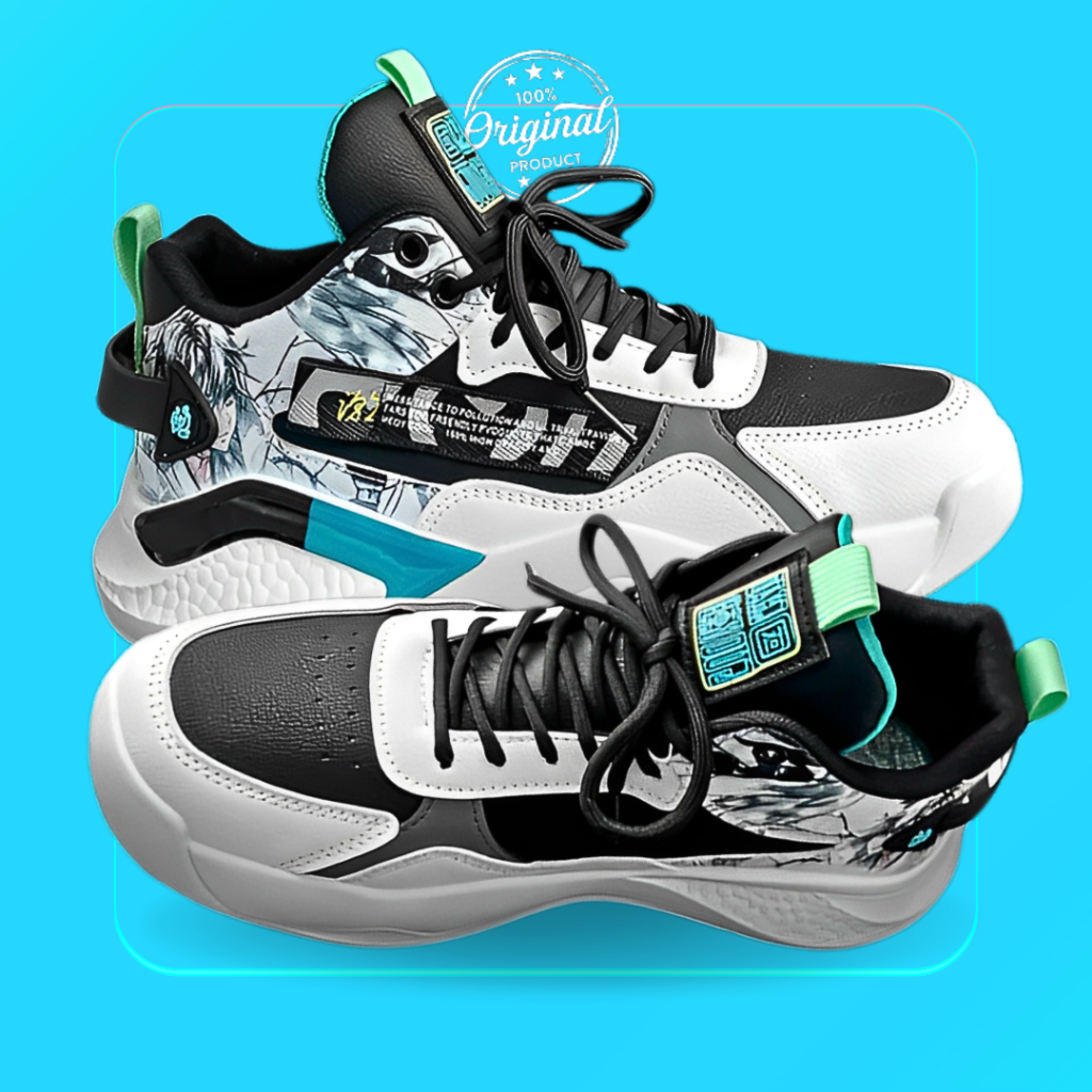 Sneakers Pria L47 Sepatu Anime Sneaker Shoes Pria Laki Laki Cowok Casual Kasual Unisex Original Asli
