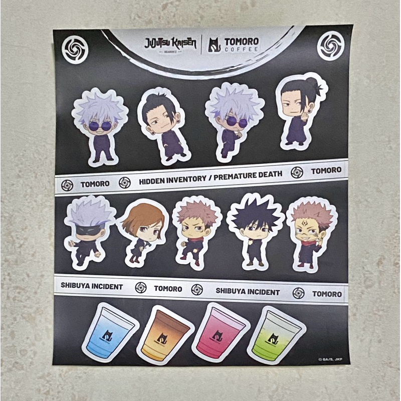 

Sticker Jujutsu Kaisen, Tomoro