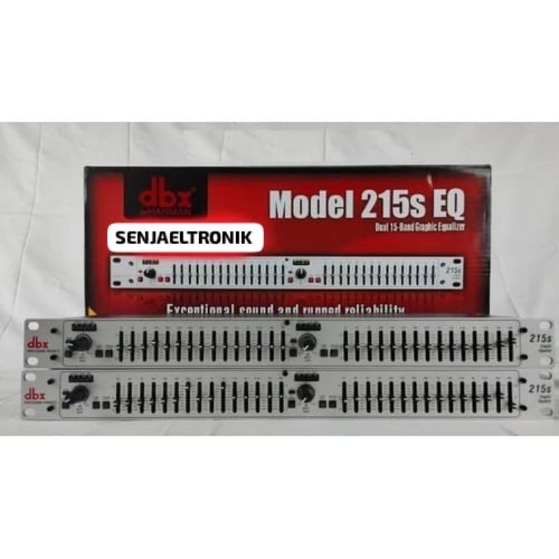 Equalizer DBX 215s ekualiser dbx 215sSilver DBX 215 S
