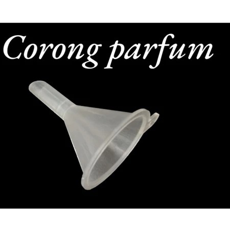 

Corong Mini Plastik Bening Funnel Plastic Mengisi Minyak Essential Parfume