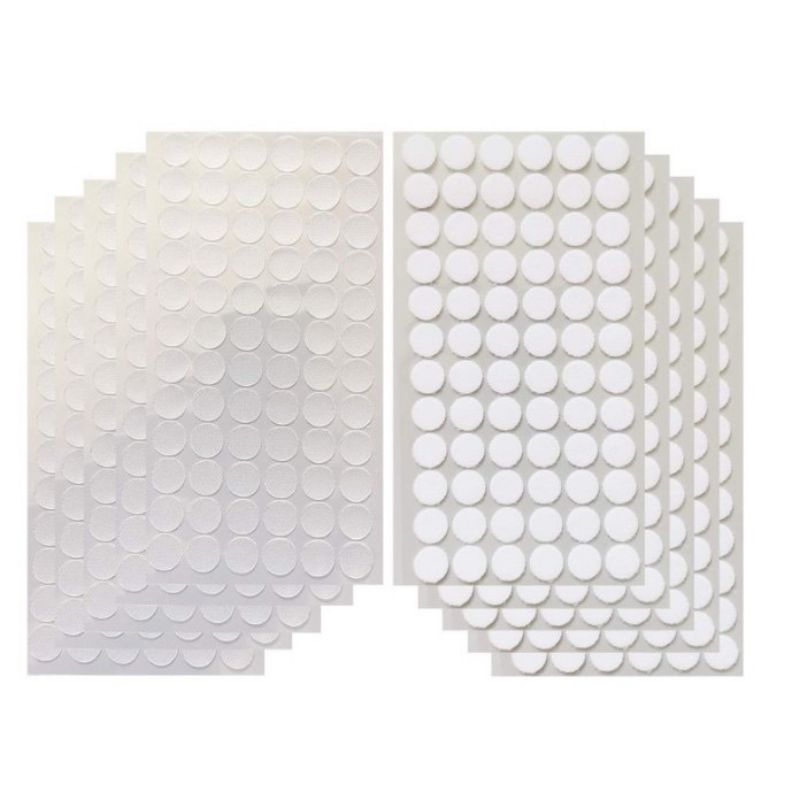

Stiker Dot Velcro 90 Pairs Sticker Velcro Bulat Double Side Perekat Serbaguna Velcro Tape Busy Book 10mm