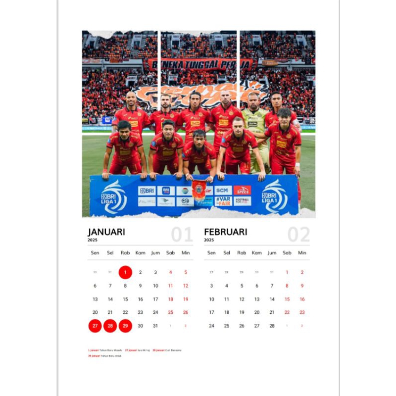

KALENDER PERSIJA 2025