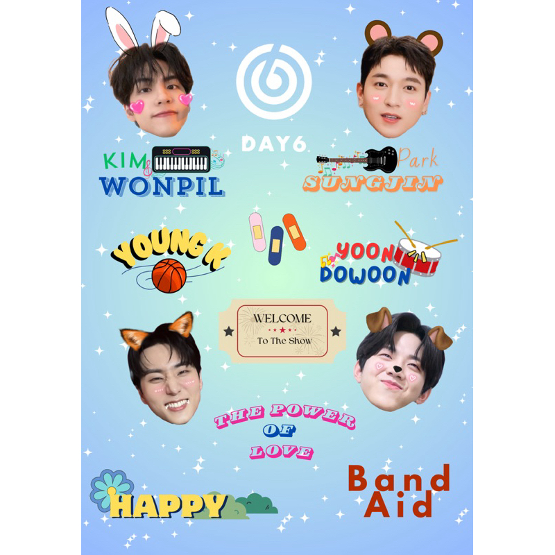 

[READY STOCK] STICKER / STIKER DAY6 SET