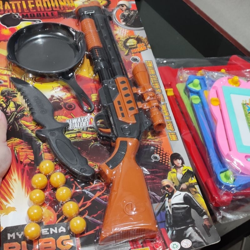 Mainan Anak Pistolan Senapan PUBG OCT 8269 Set Lengkap Petualang Battle Round DT 4778 4778 Termurah 