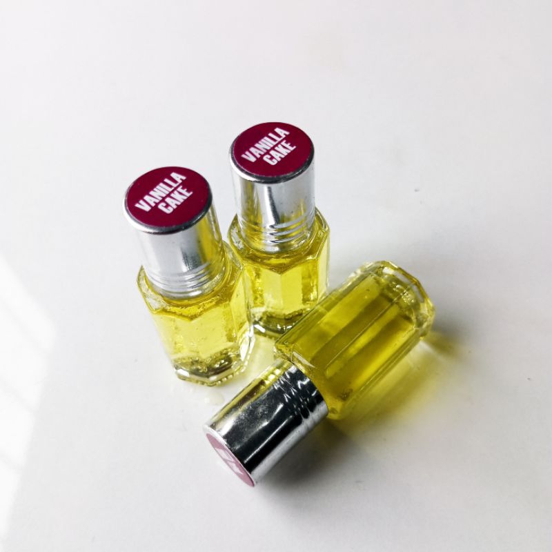(OSR) Parfum Oles (6 ML) Beraroma Vanilla Cake, Non Alkohol, Parfum Ibadah, Parfum Santri.