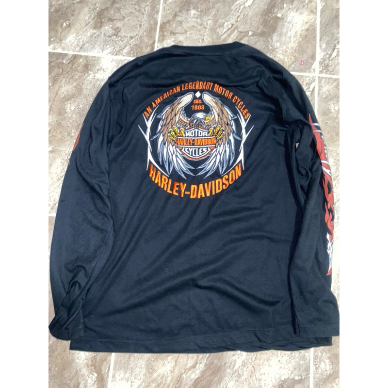 kaos harley davidson offcial bordir second