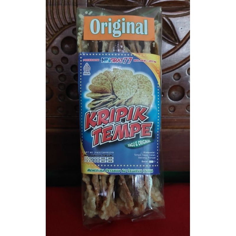

KRIPIK TEMPE ORIGINAL ISTIMEWA - KHAS SANAN MALANG